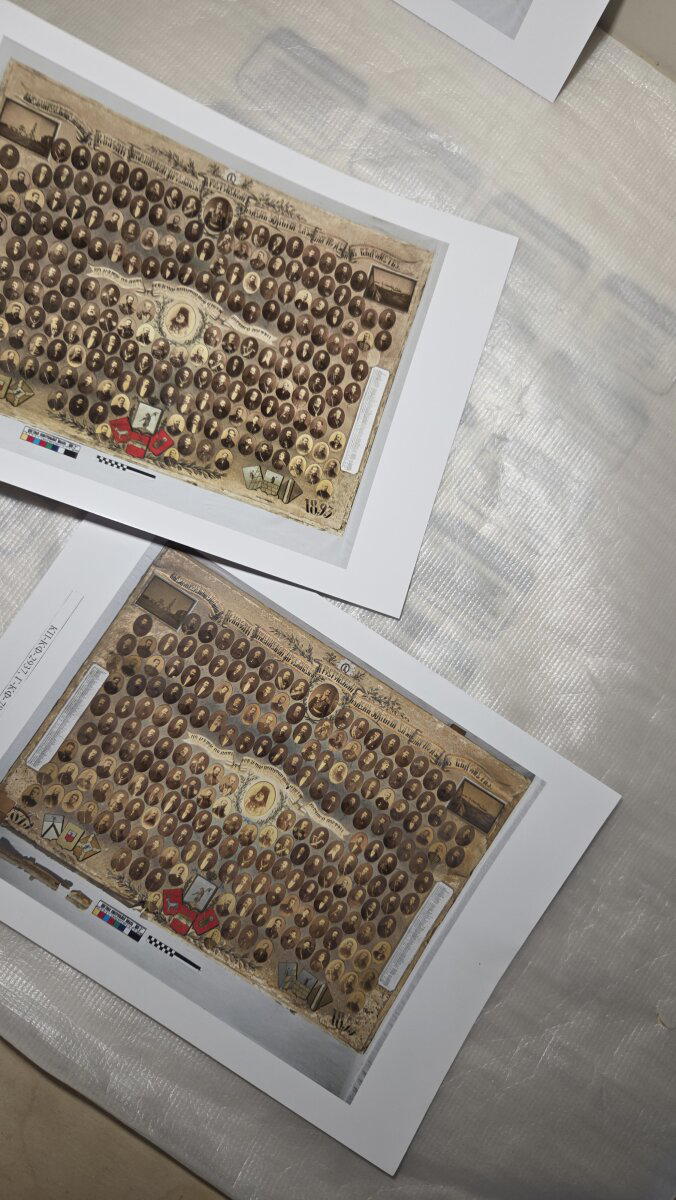 Реставрация очень большого формата