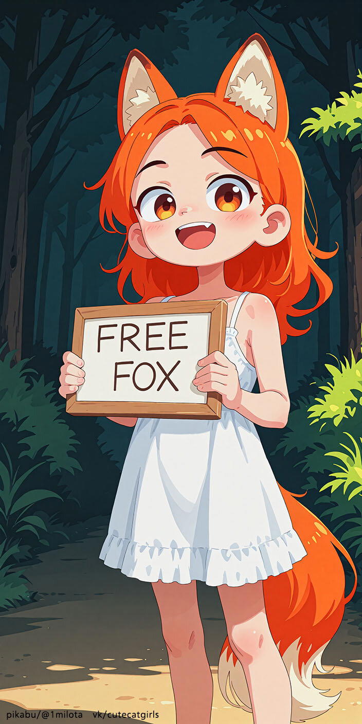 Уже узнаваемый мультяшный стиль с 4 ушками ^__^