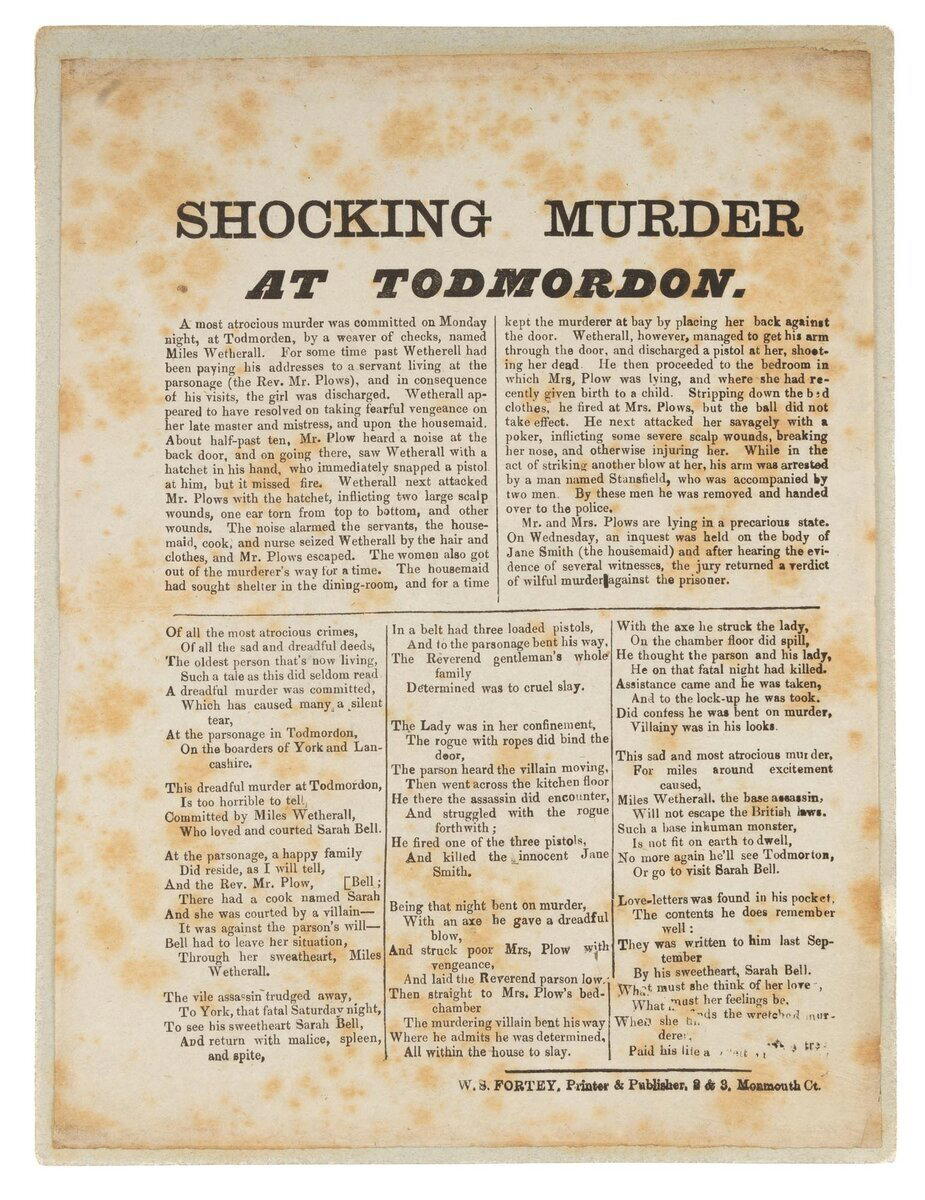 Разворот газеты об этом преступлении. Источник фотографии lawbookexchange.com/