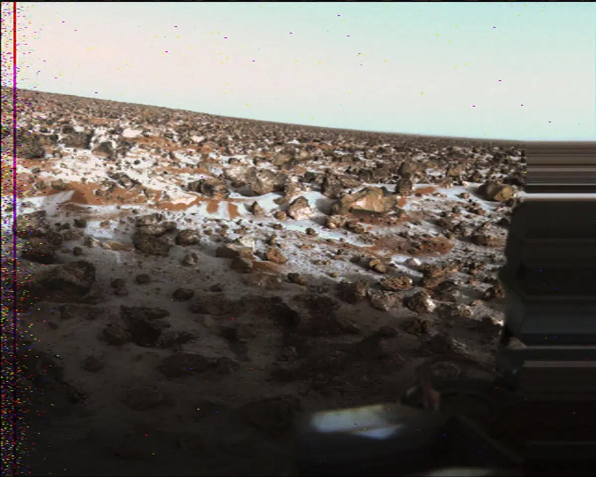 Иней на Марсе