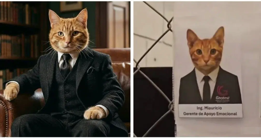 Бездомный котик получил работу в мексиканской компании