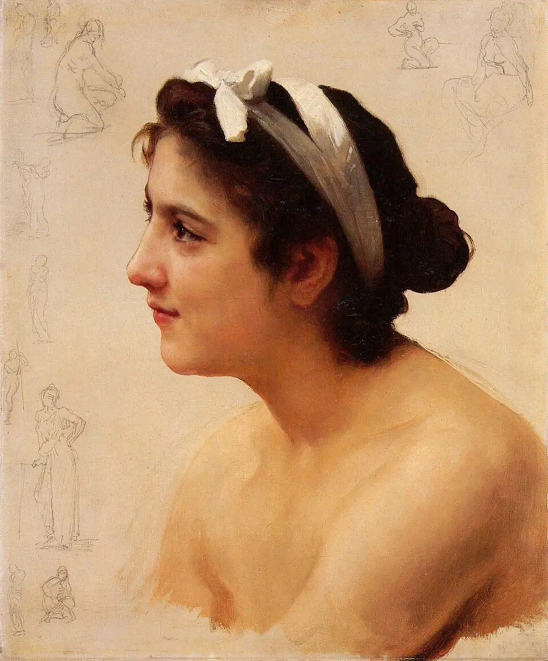 Вилья́м-Адо́льф Бугро́ – Подношение любви(фр. William-Adolphe
Bouguereau - Offrande à l'Amour)