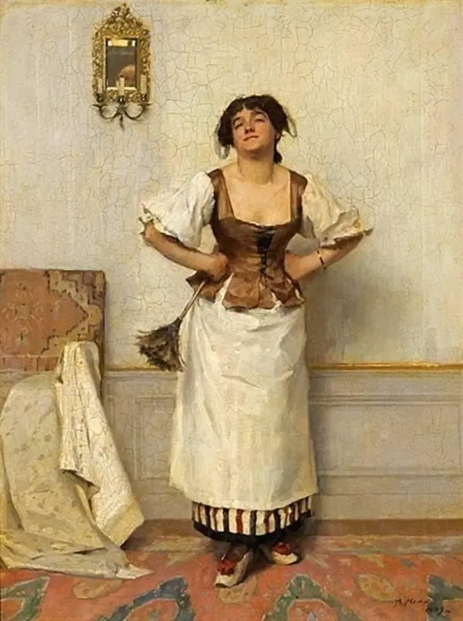 Александр Манн – Субретка (англ. Alexander Mann – Soubrette).