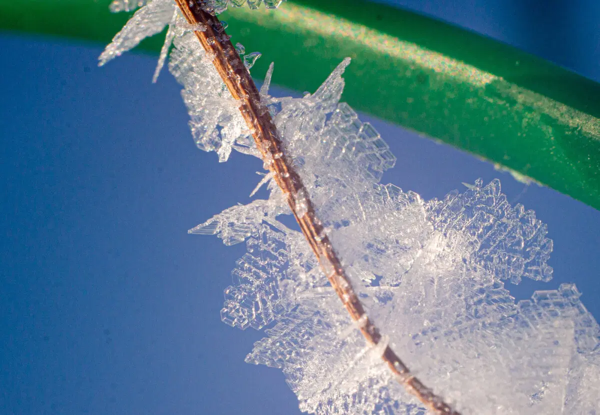 Зима красивая