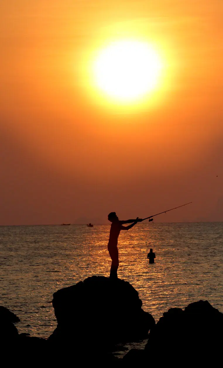 Рыбалка на закате