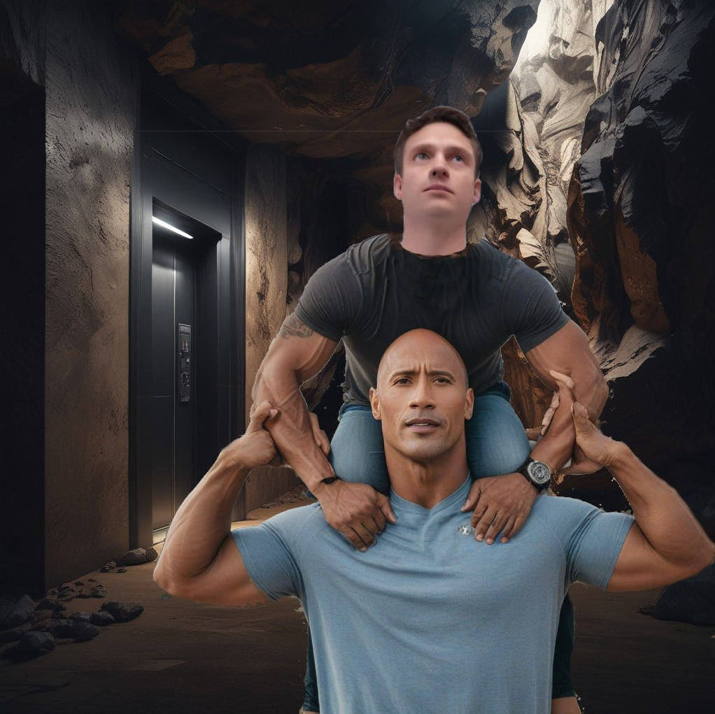 Максим решает взобраться на Скалу, чтобы понять, откуда свет в пещере.