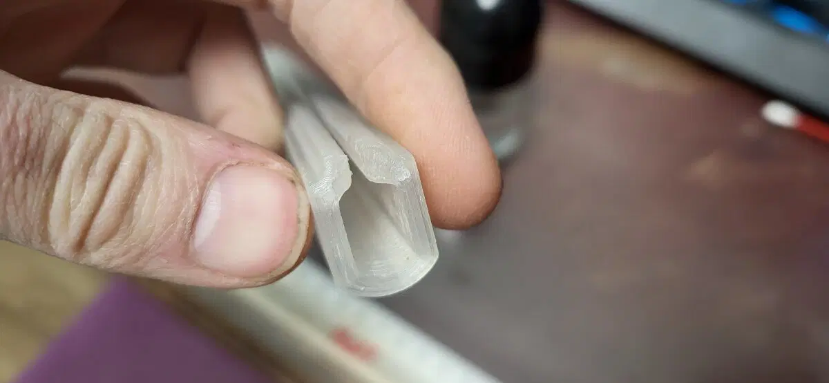 Новый зажим.