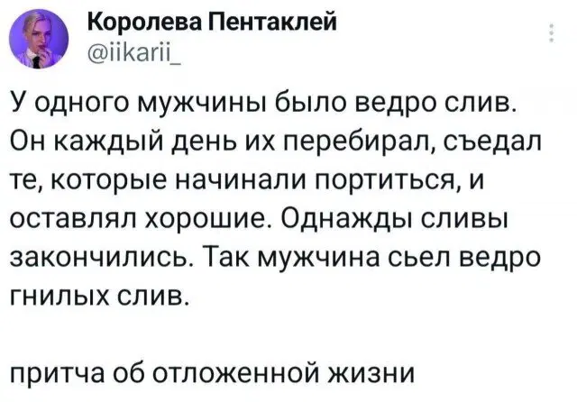 Дичь вторника На дичке среды