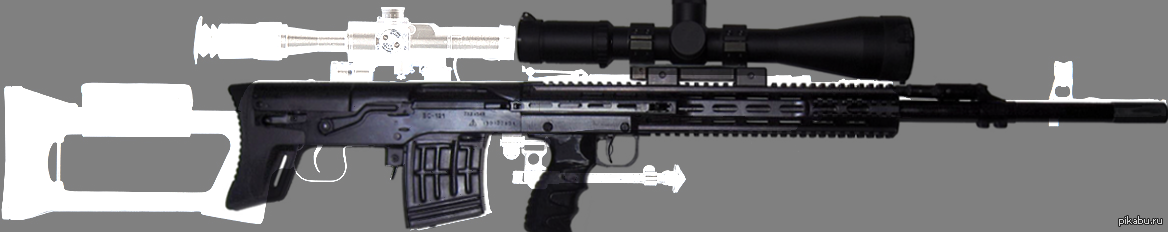 Визуальное сравнение двух винтовок