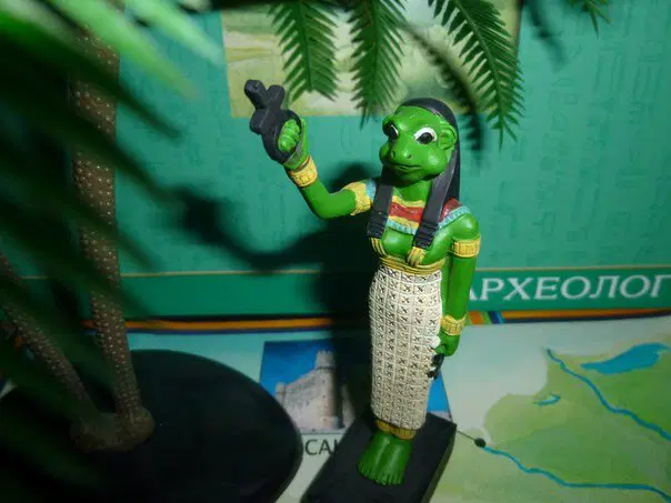 Ну примерно так, представляли её сами египтяне.