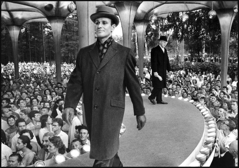 Показ мужской моды в Москве, СССР, 1959 год.