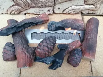 Керамические дровишки да шишки за 4500 (сомнительная красота)