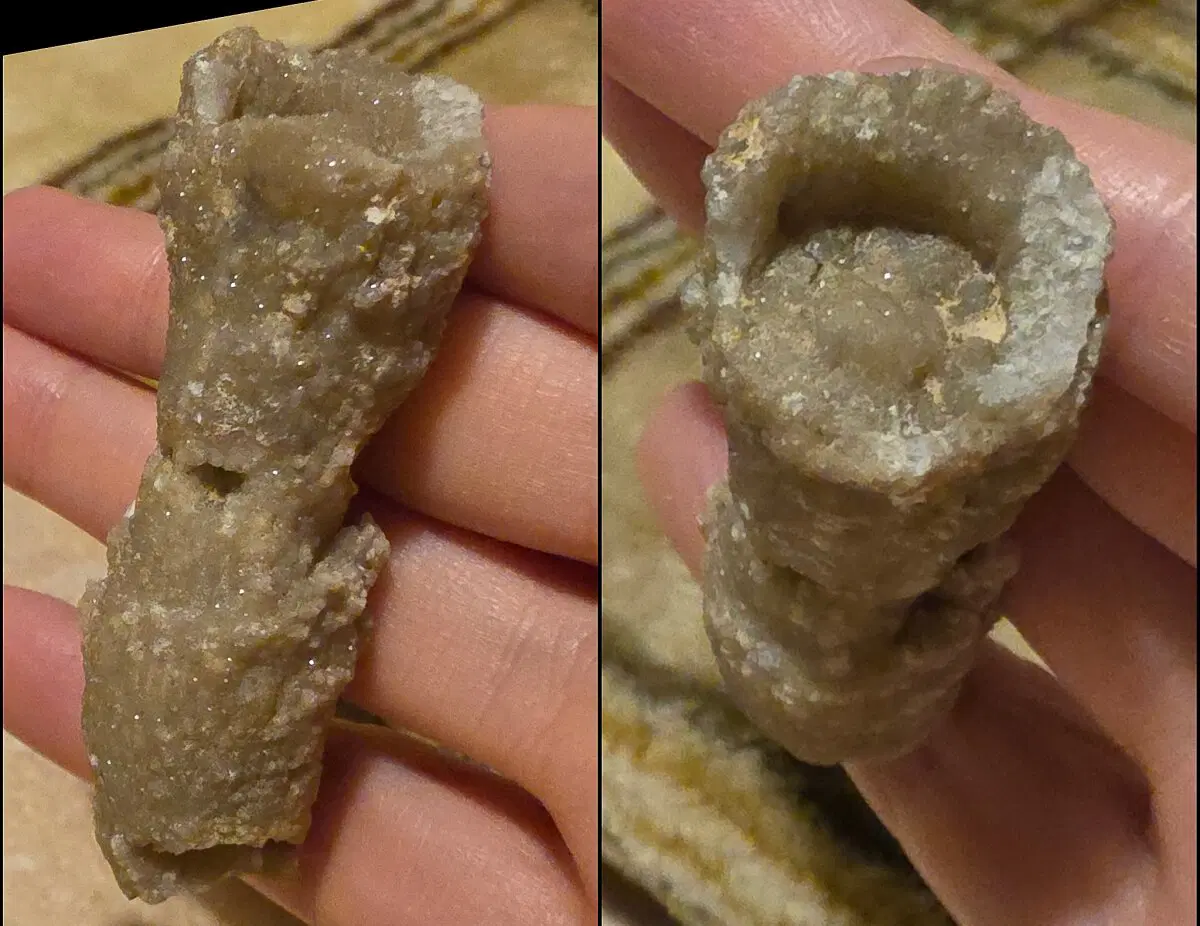 Нашла на дороге, отсыпаной щебнем