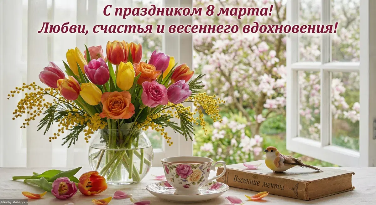 💖 Дорогие женщины, с праздником! Пусть сердце наполняется теплом, а душа — гармонией! 💖