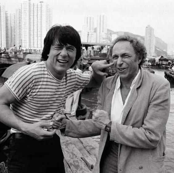 Джеки Чан и Пьер Ришар, Гонконг, 1985 год.