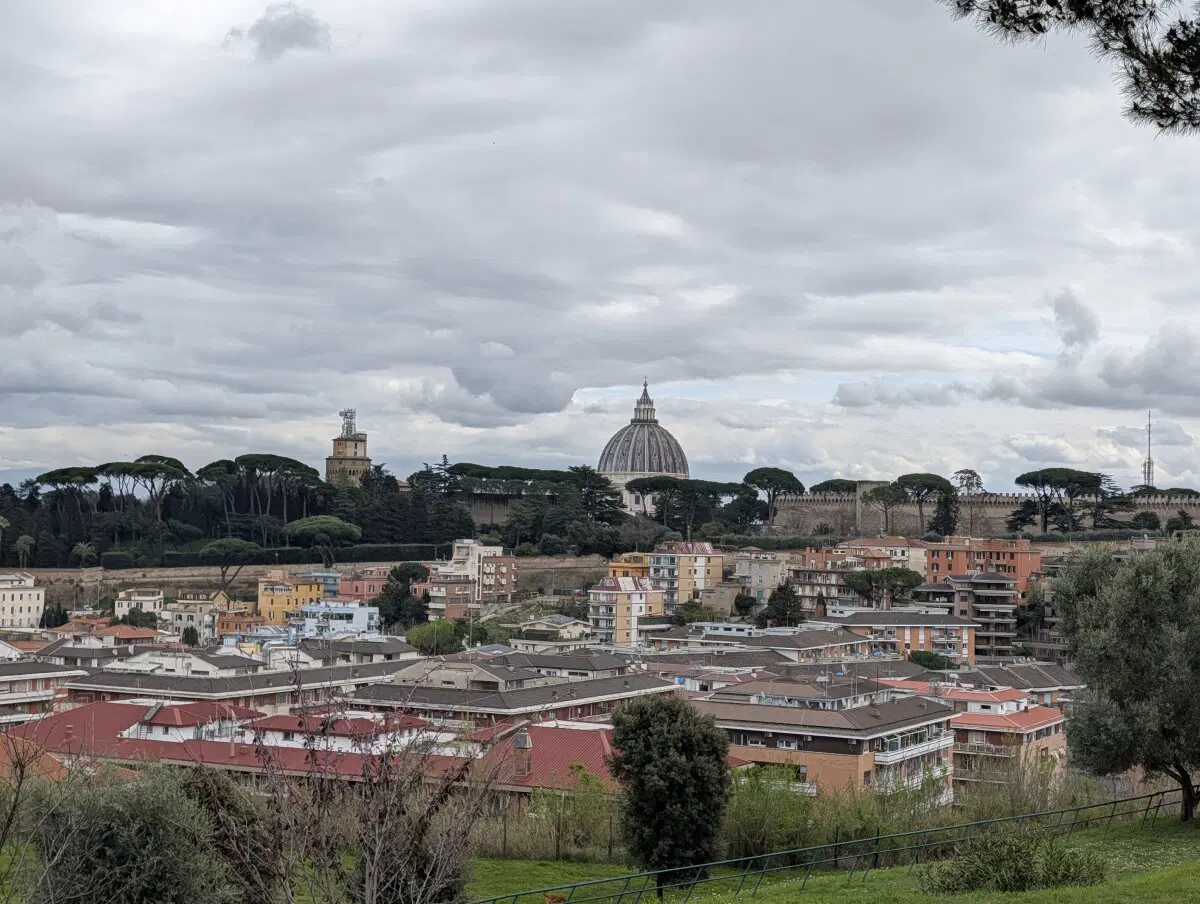 Вид на город