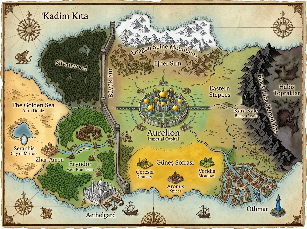 Fantasy maps