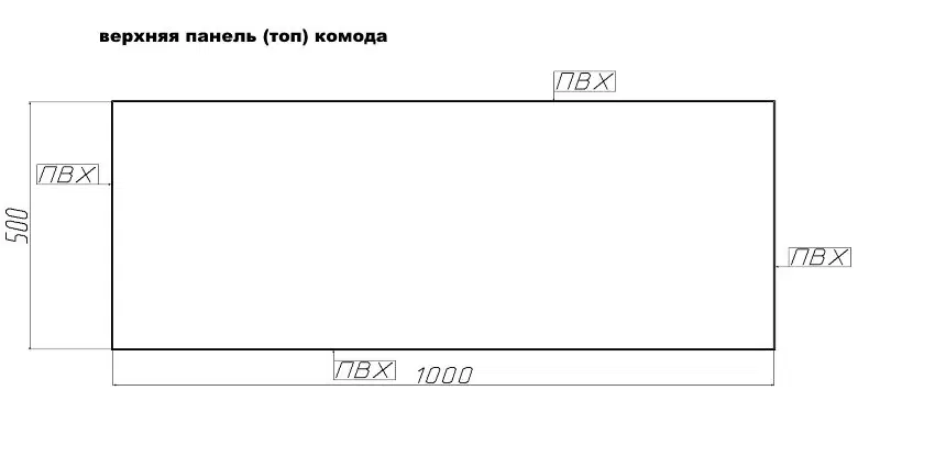 Чертежи простенького комода, кто руками мастерить любит пригодится.