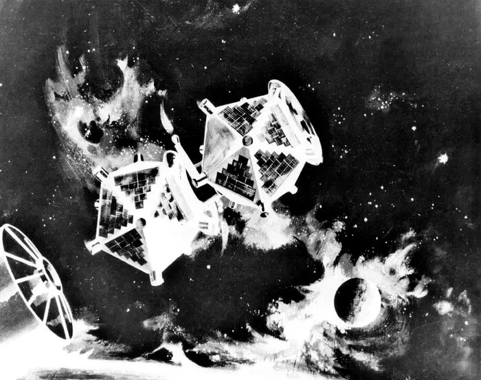 Разделение спутников Vela в представлении художника / © energy.gov