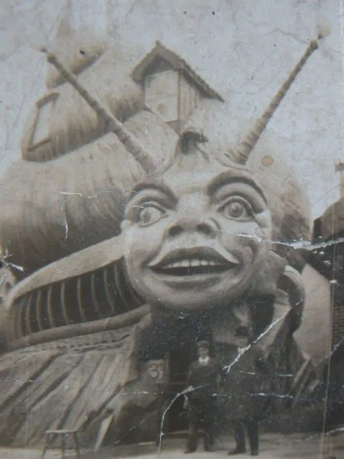 Аттракцион в парке развлечений Dreamland, Великобритания, 1920-е.