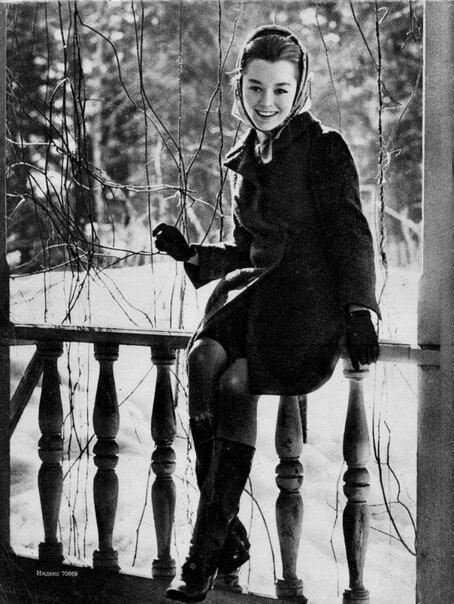 Актриса театра и кино Анастасия Вертинская, 1970 год.