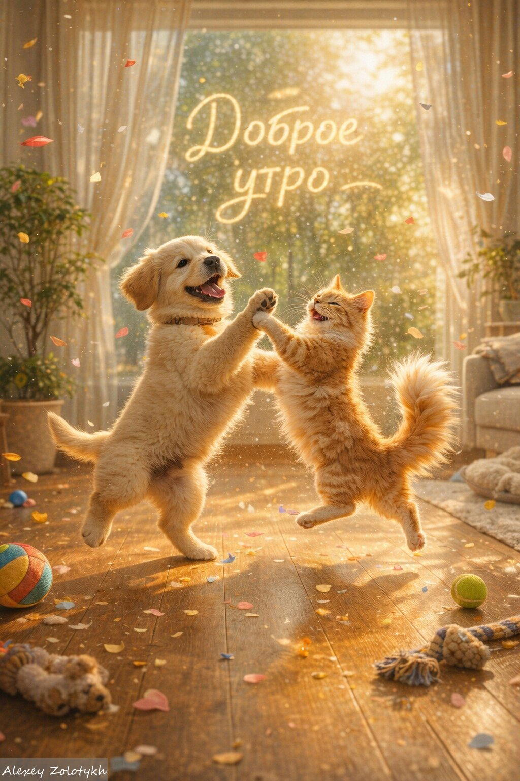Доброе утро! Пусть день будет ярким и продуктивным! ☀️