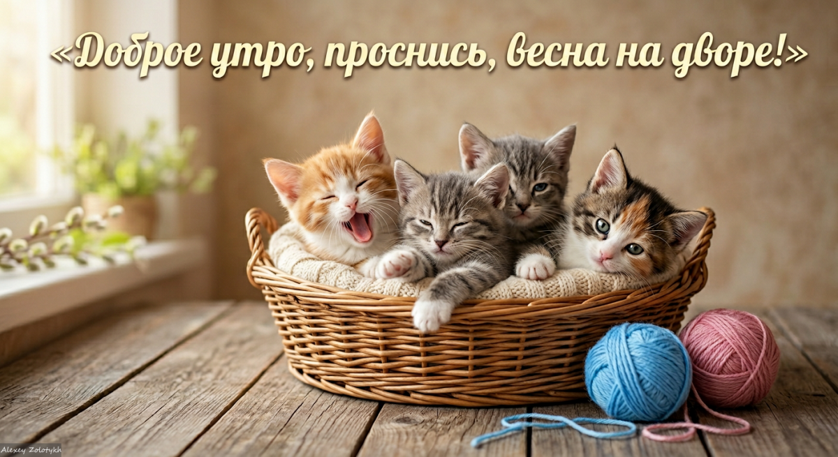 С добрым утром! 🌞 Пусть день будет ярким!
