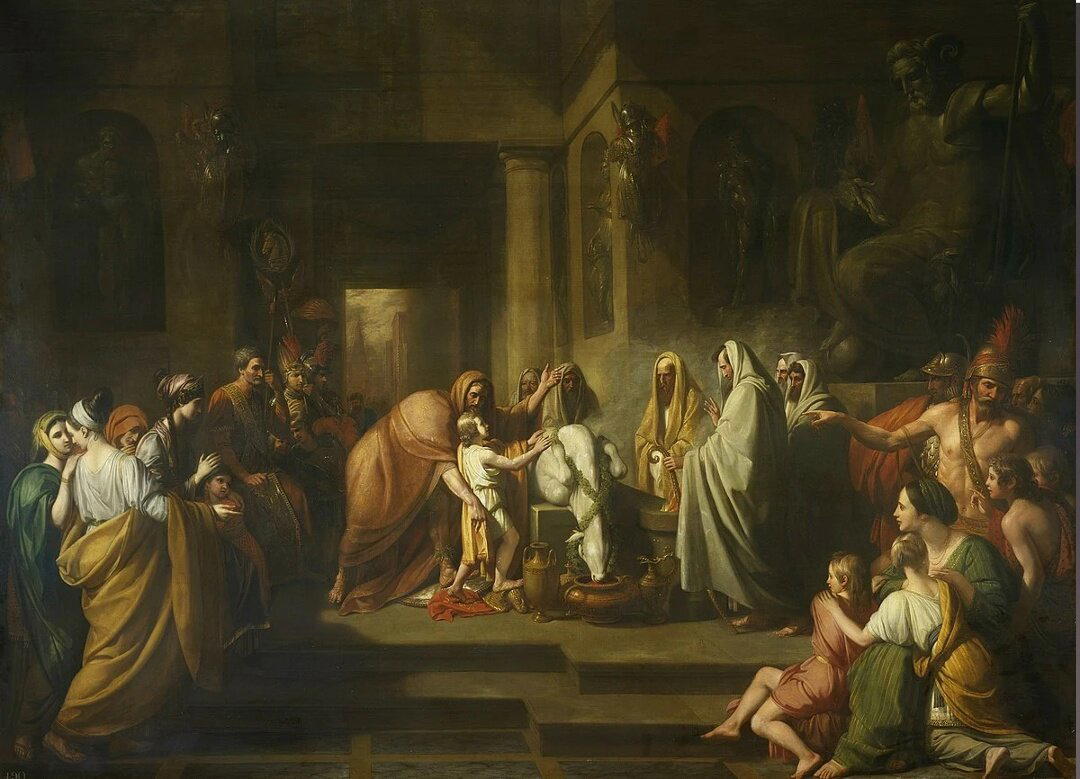 "Клятва Ганнибала". Худ. Бенджамин Уэст (1738-1820)