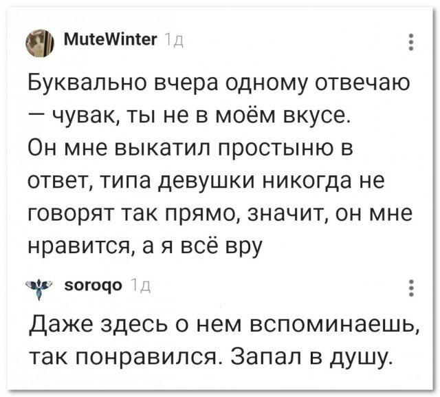 Дички в ночь.