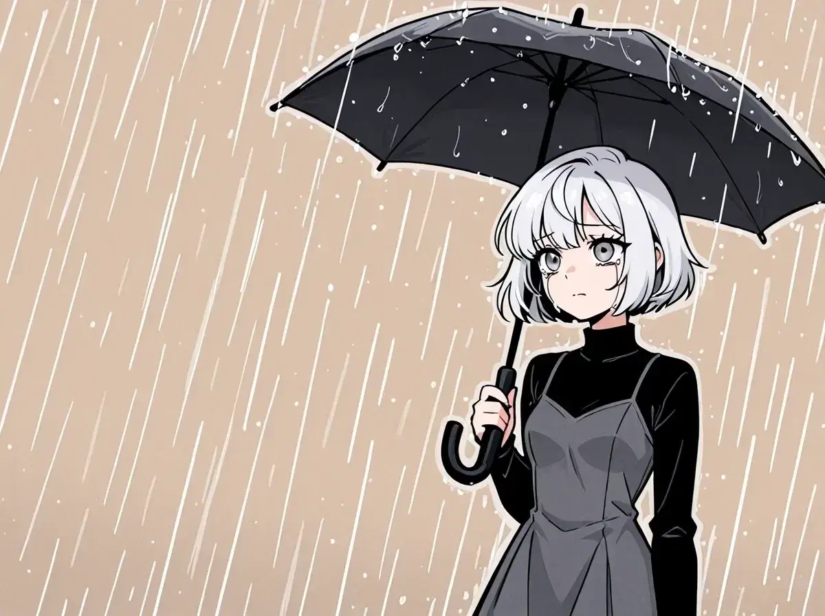Я не плачу. Это просто дождь.