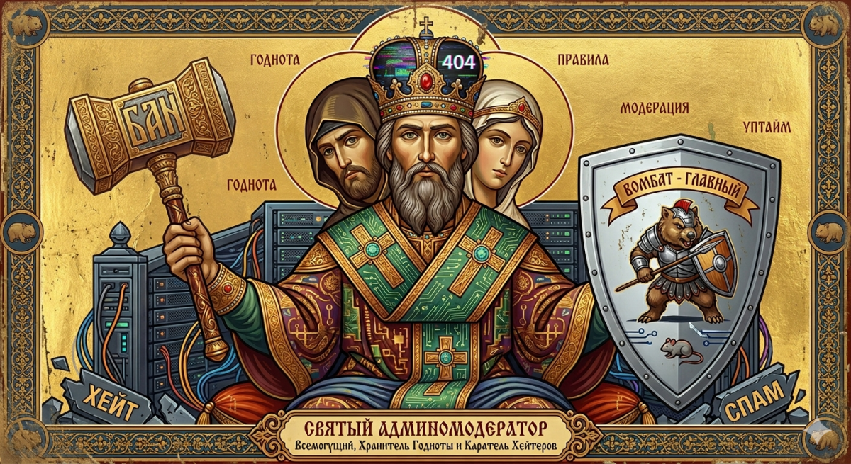 Пантеон годноты или те, кто держит небо Вомбата.