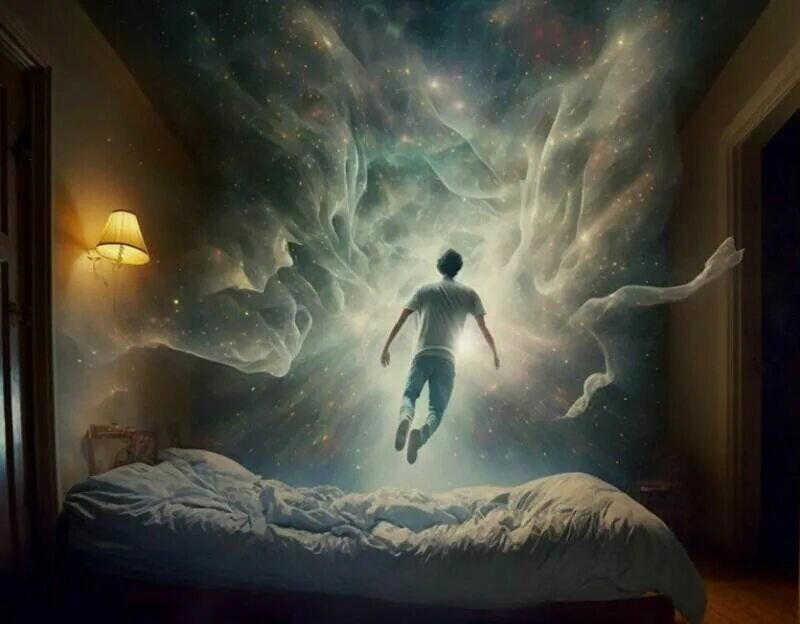 Каждый может перелететь... Во сне 😴