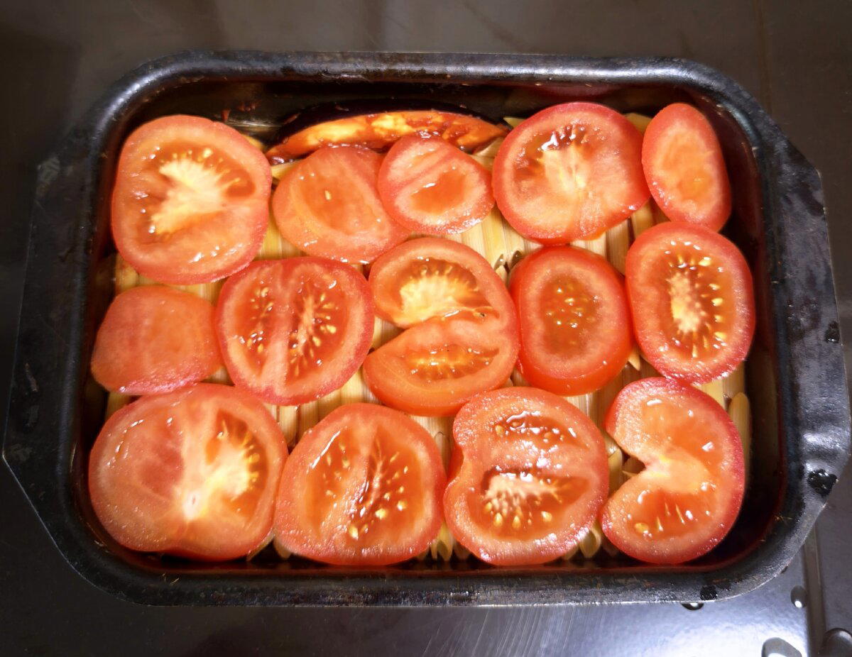 Овощная запеканка с макаронами