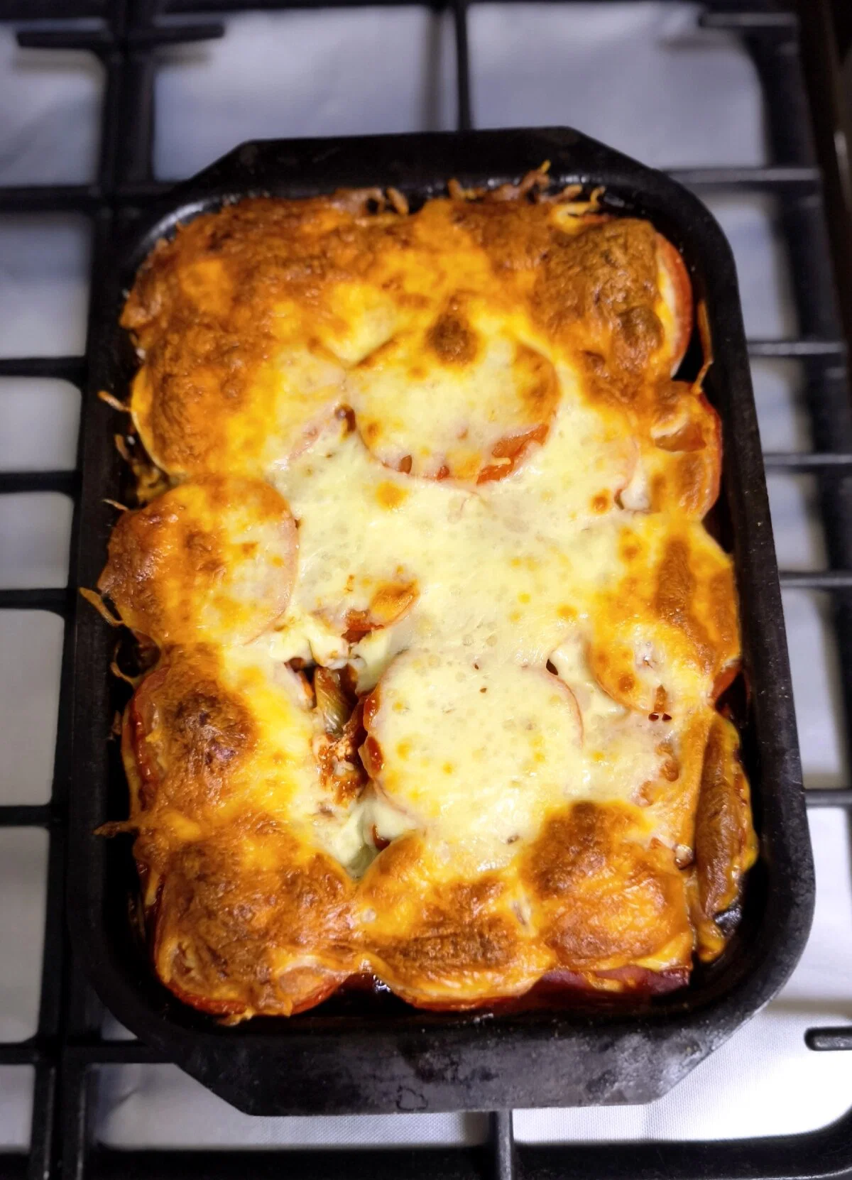 Овощная запеканка с макаронами