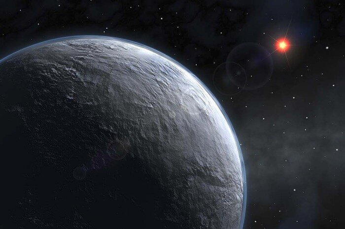 Экзопланета OGLE-2005-BLG-390Lb в представлении художника / © ESO