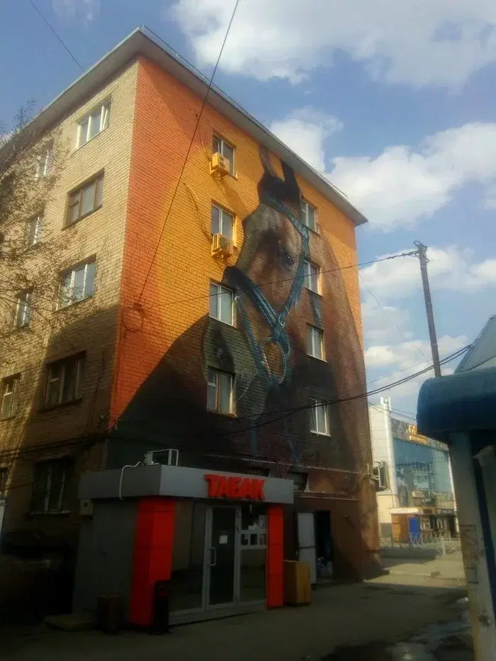 Уличная живопись города Орск