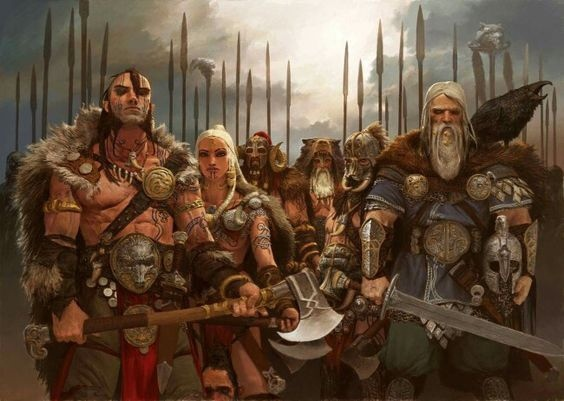 Банда жестоких варваров-разбойников для настольных игр ДнД (и не только) с прозвищами в стиле "Черного отряда"