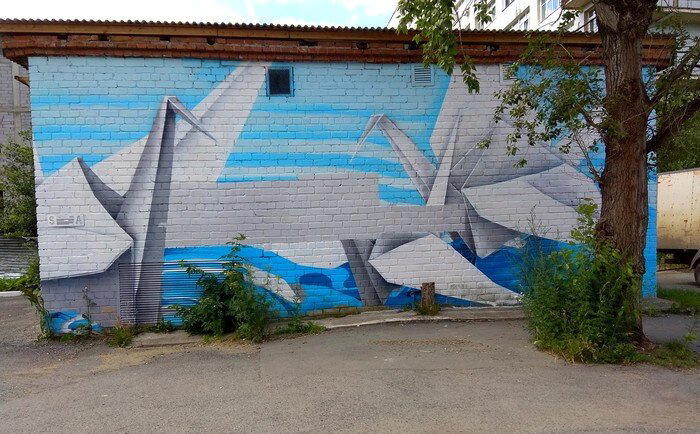 Бумажные журавлики