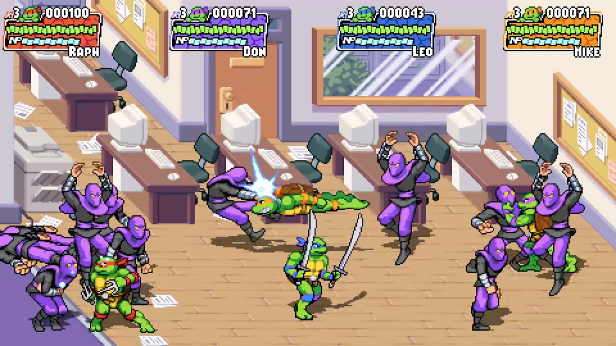В духе классических битемапов: трейлер и детали игры Teenage Mutant Ninja Turtles: Shredder’s Revenge