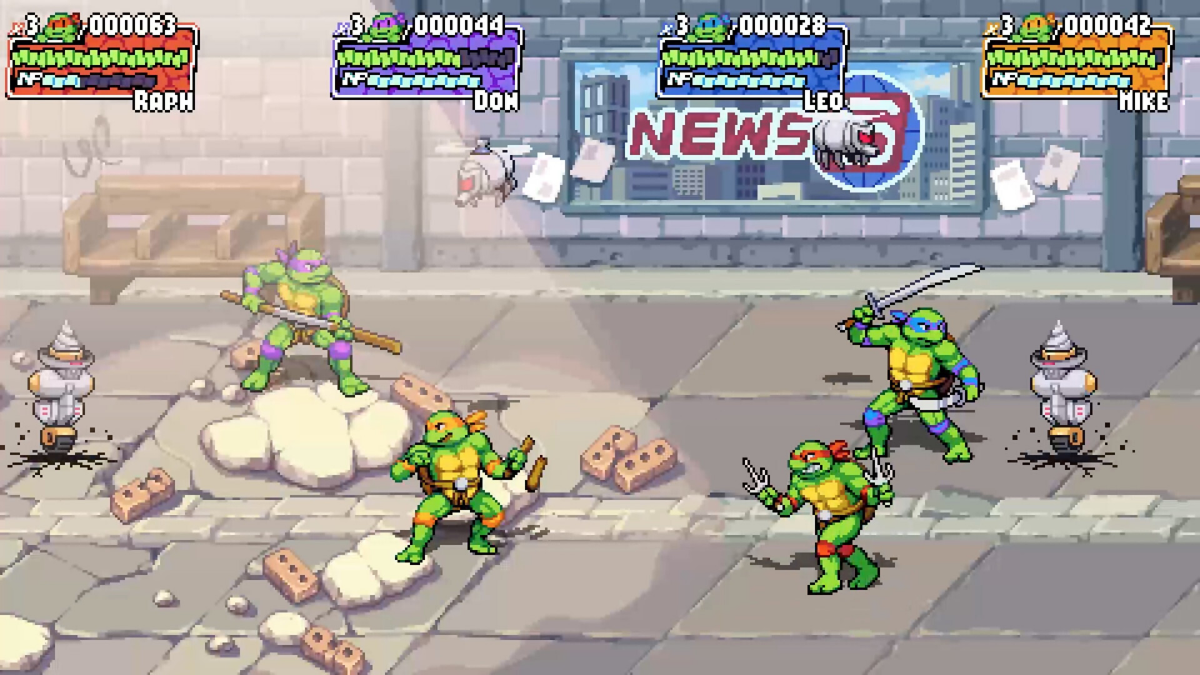В духе классических битемапов: трейлер и детали игры Teenage Mutant Ninja Turtles: Shredder’s Revenge