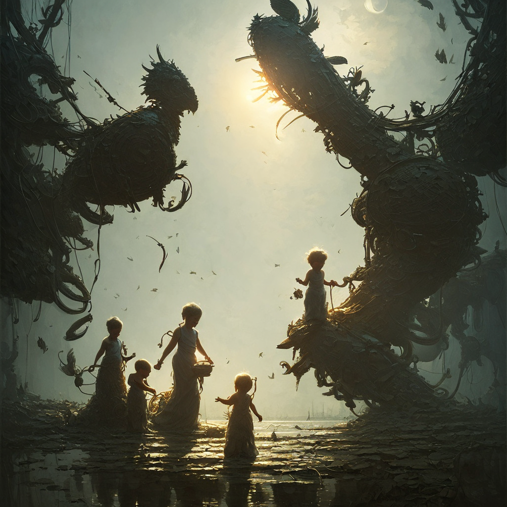это mother creature от midjourney