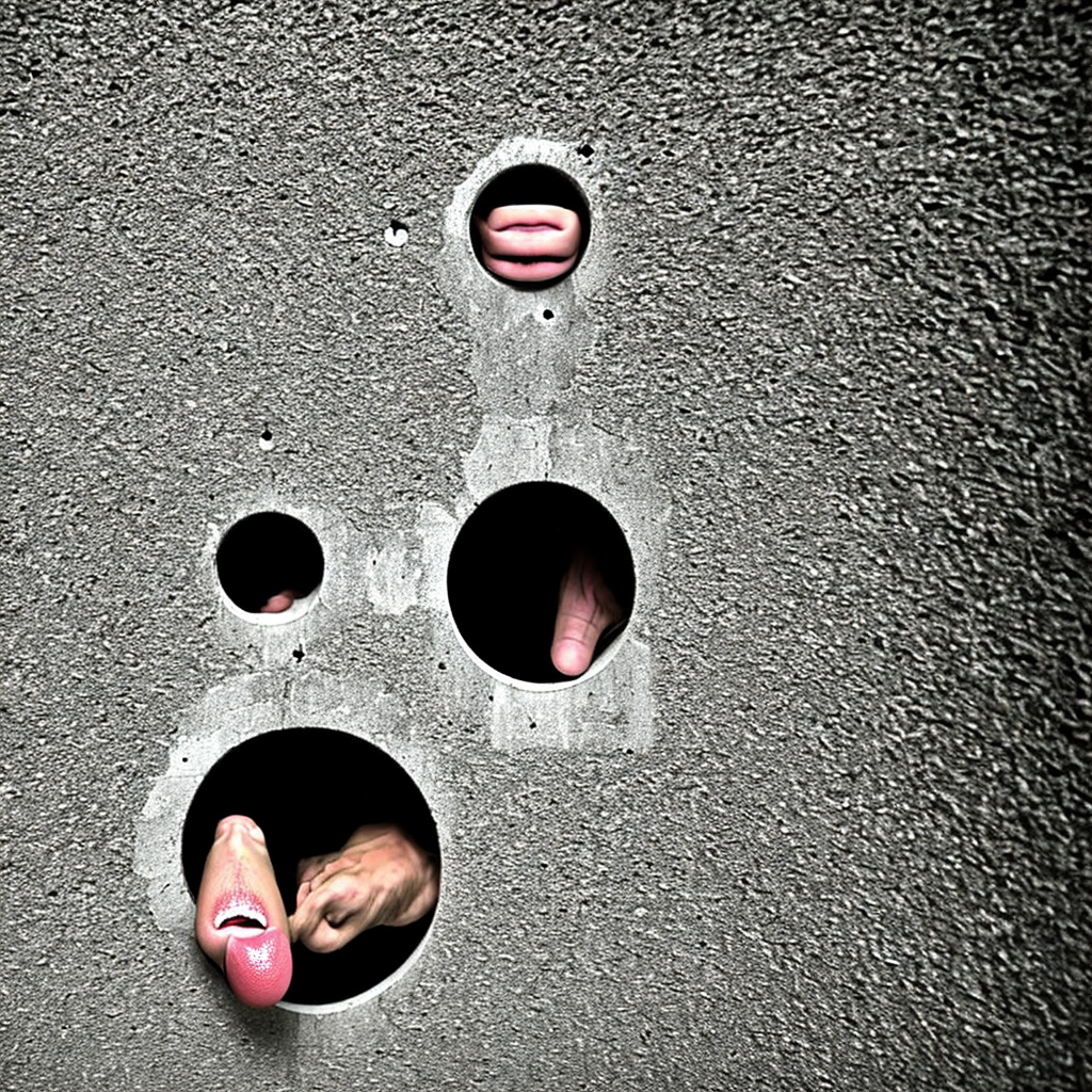 это glory hole от stable diffusion))