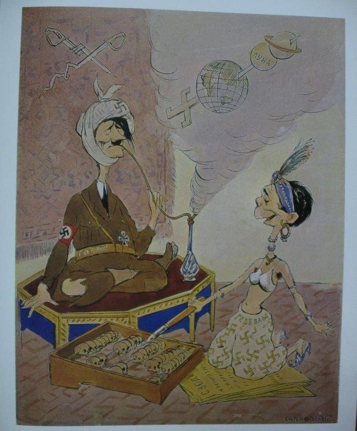Карикатуры Второй мировой войны ч.3