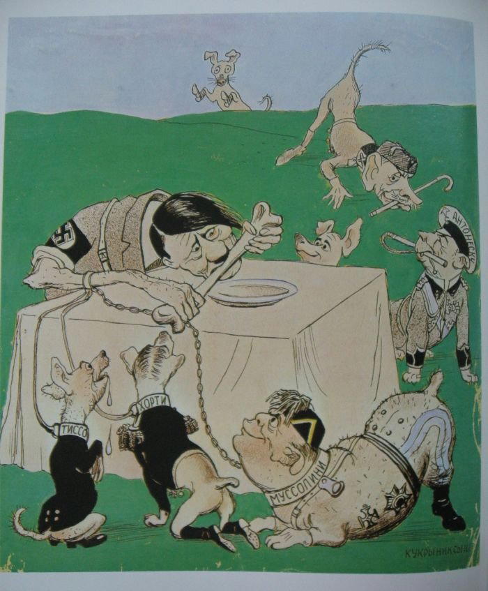 Карикатуры Второй мировой войны ч.3