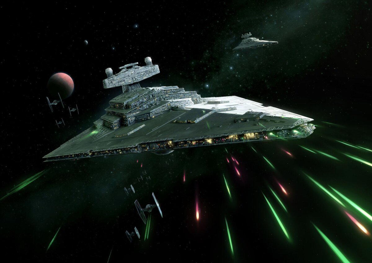 А что если? Чем бы закончилось противостояние звездолёта USS Enterprise-D c звездным разрушителем класса "Imperial"