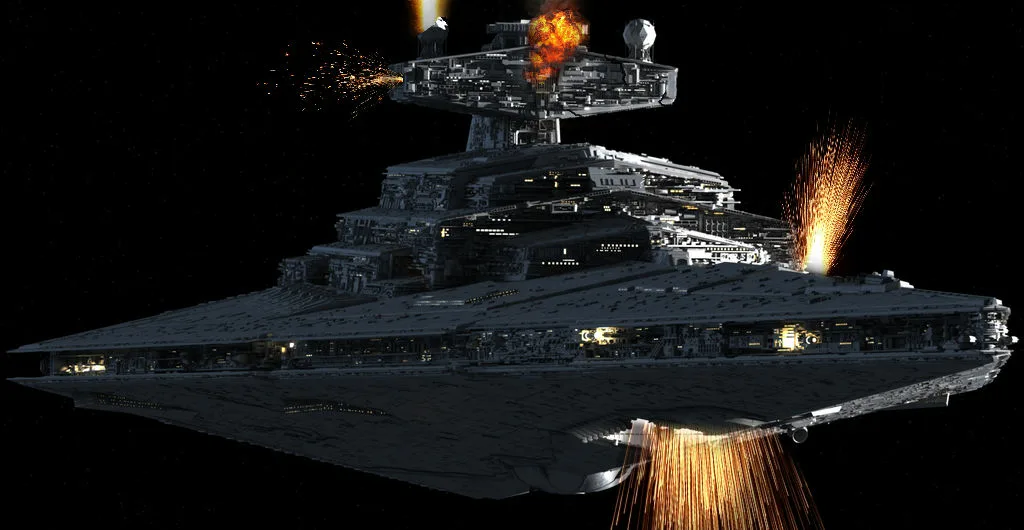 А что если? Чем бы закончилось противостояние звездолёта USS Enterprise-D c звездным разрушителем класса "Imperial"