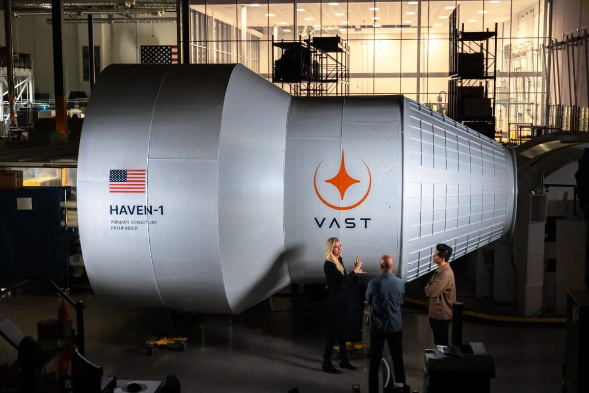 Прототип структуры одномодульной космической станции Haven-1 / © Vast Space