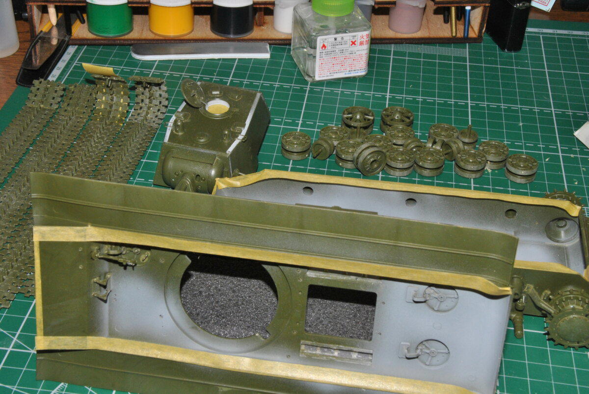 Модель КВ-1 41 года с пушкой Ф-32