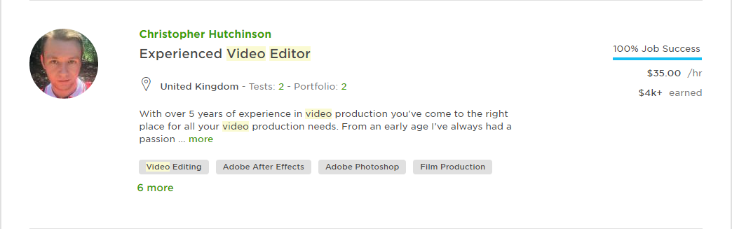 Личный опыт на UpWork. Часть 2 - Профили ТОПов.