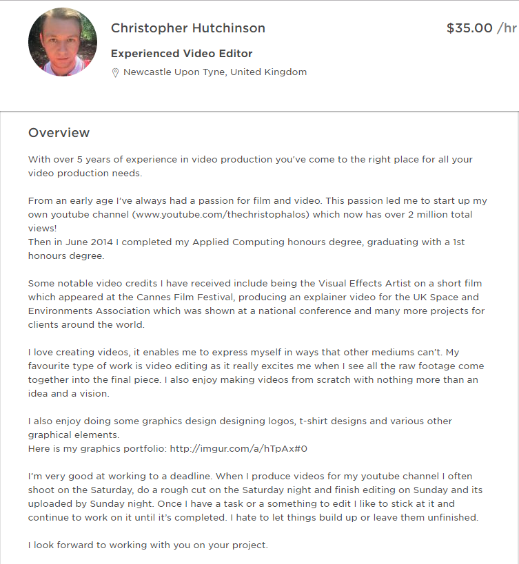 Личный опыт на UpWork. Часть 2 - Профили ТОПов.